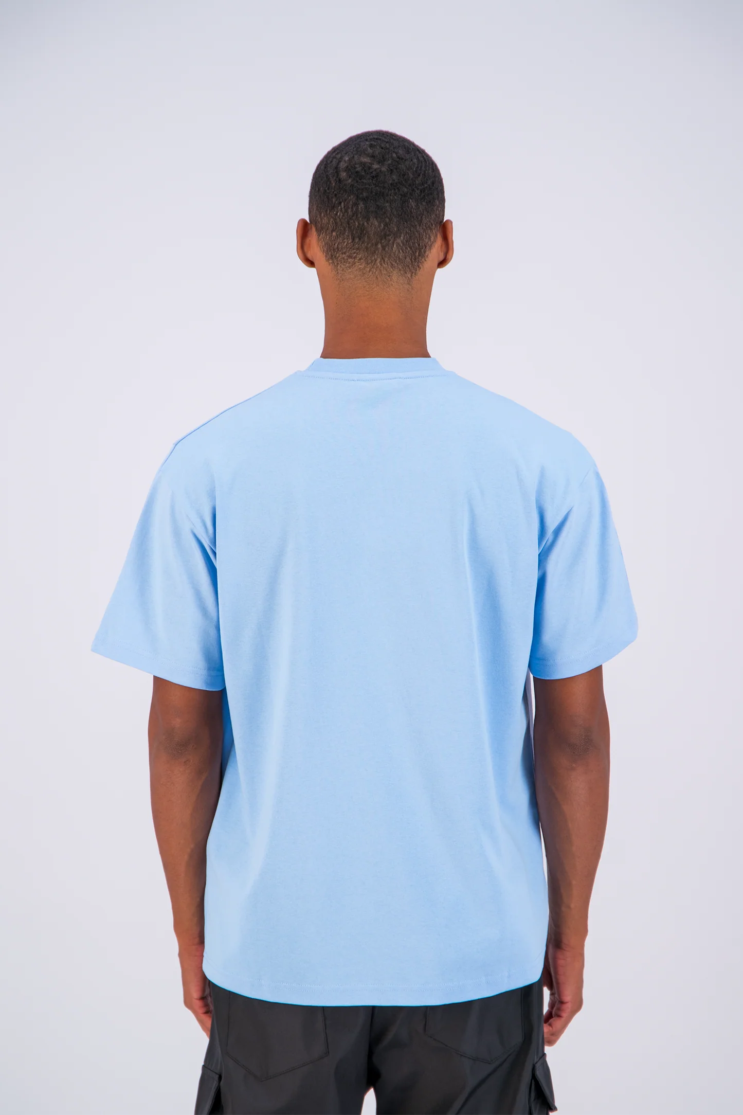 T-shirt ADJ PARIS "COEUR CHIC" BLEU CIEL