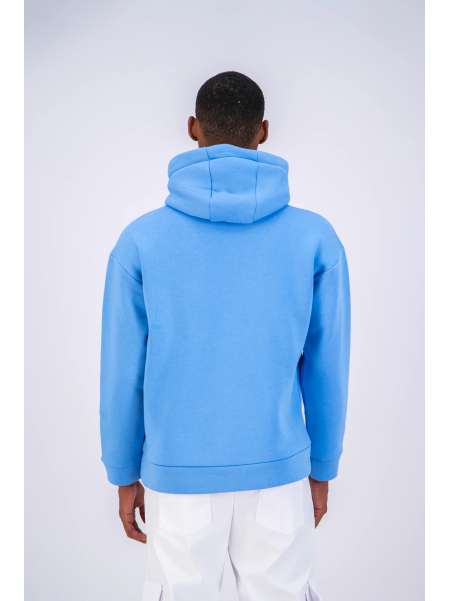 Hoodie ADJ PARIS "COEUR CHIC" BLEU