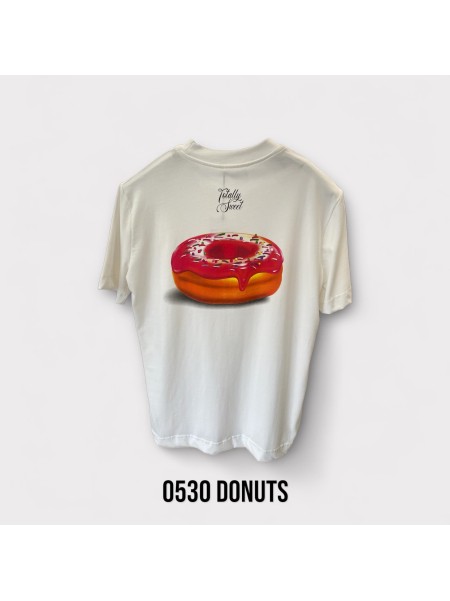 T-shirt ADJ PARIS DONUTS CHIC BLANC