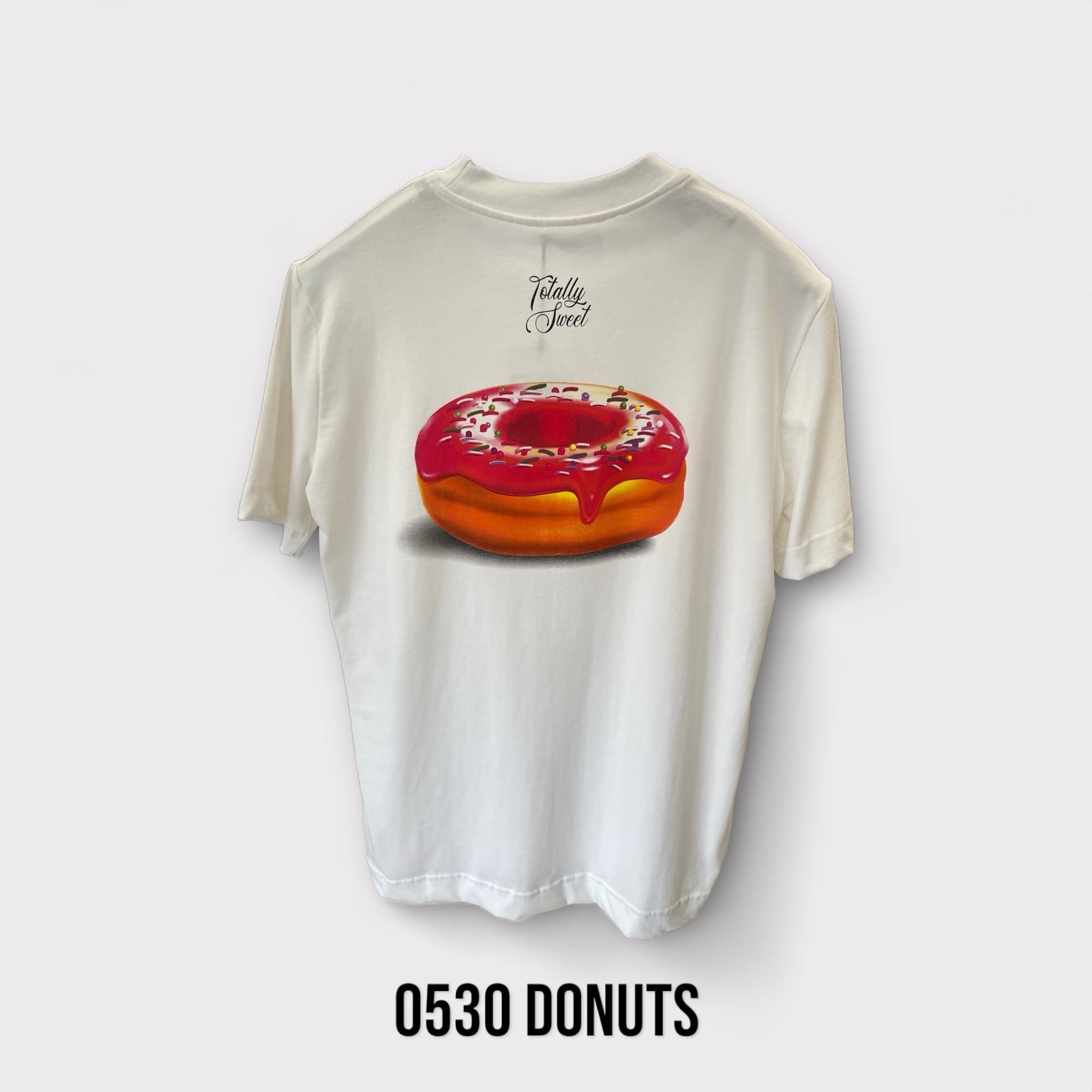 T-shirt ADJ PARIS DONUTS CHIC BLANC