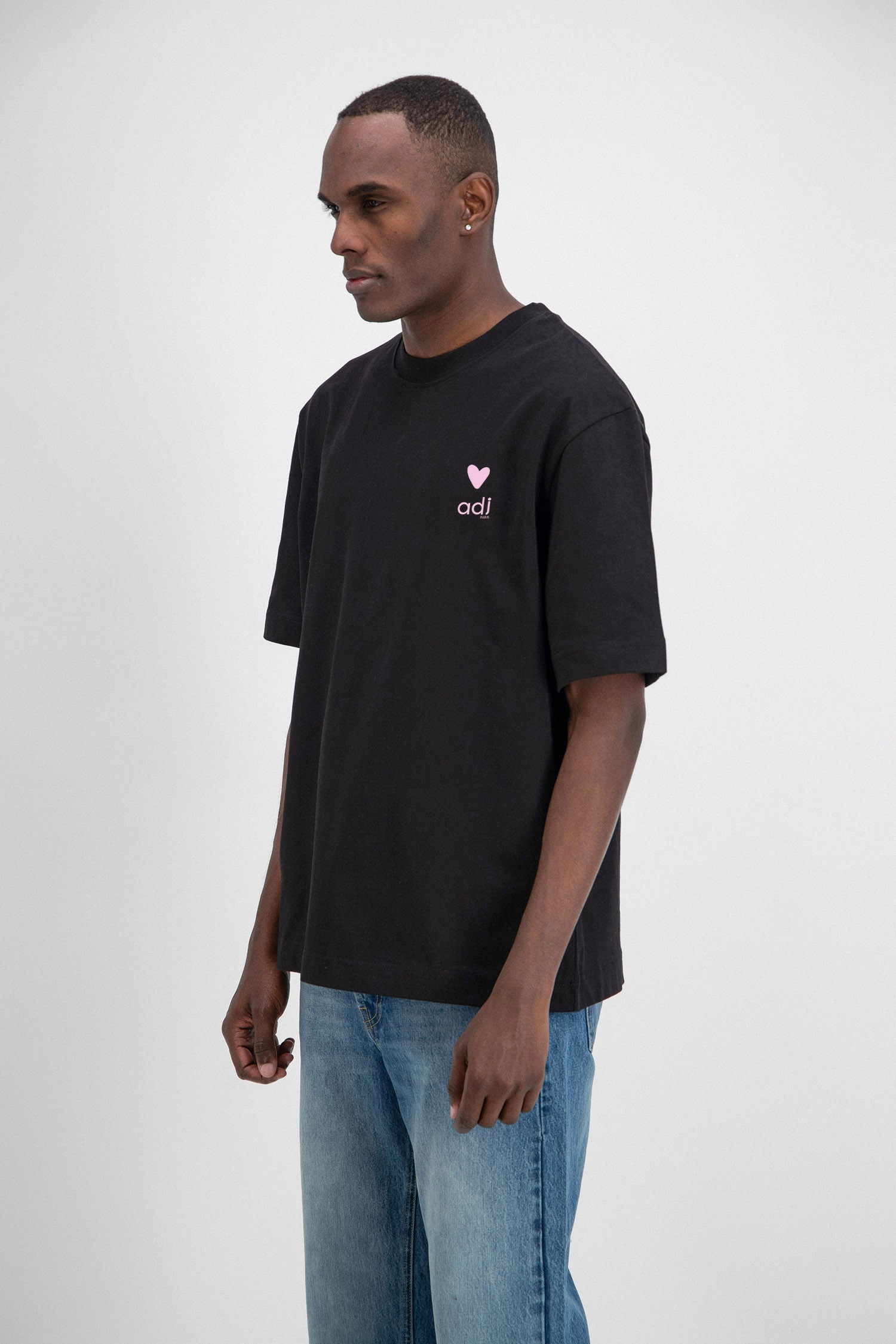 T-shirt ADJ PARIS "COEUR LOVE'"