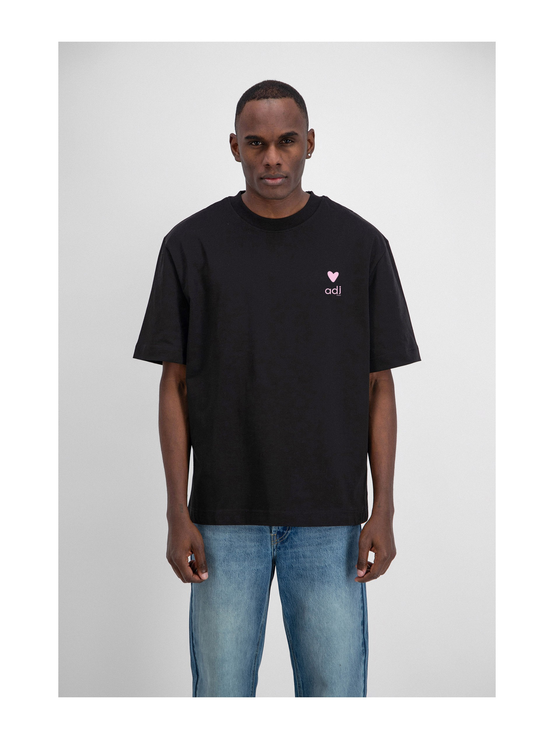 T-shirt ADJ PARIS "COEUR LOVE'"