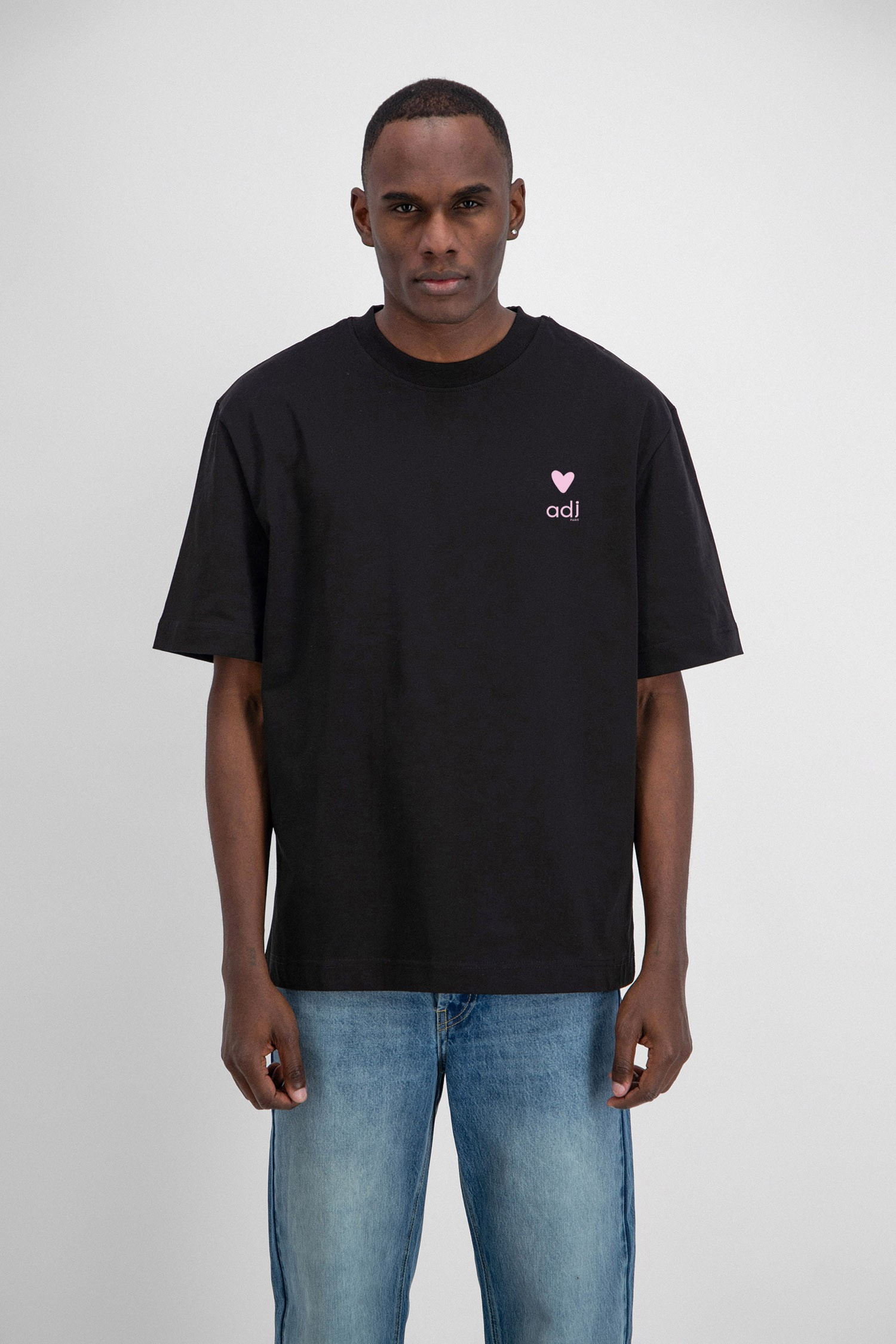 T-shirt ADJ PARIS "COEUR LOVE'"