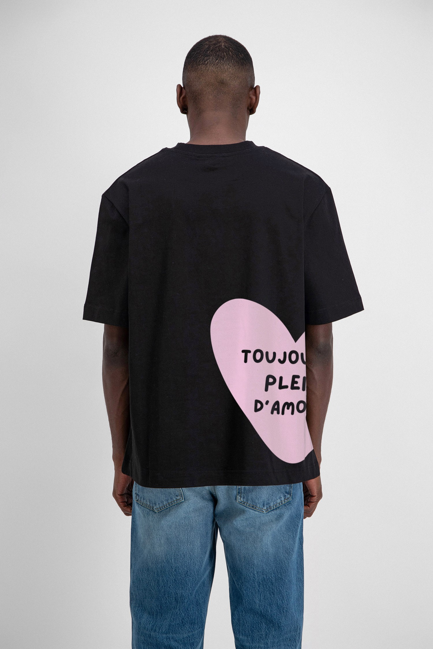 T-shirt ADJ PARIS "COEUR LOVE'"