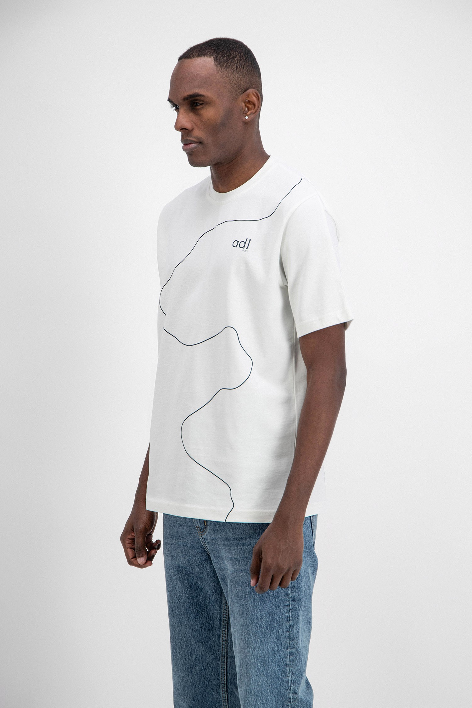 T-shirt ADJ PARIS "MAP'"