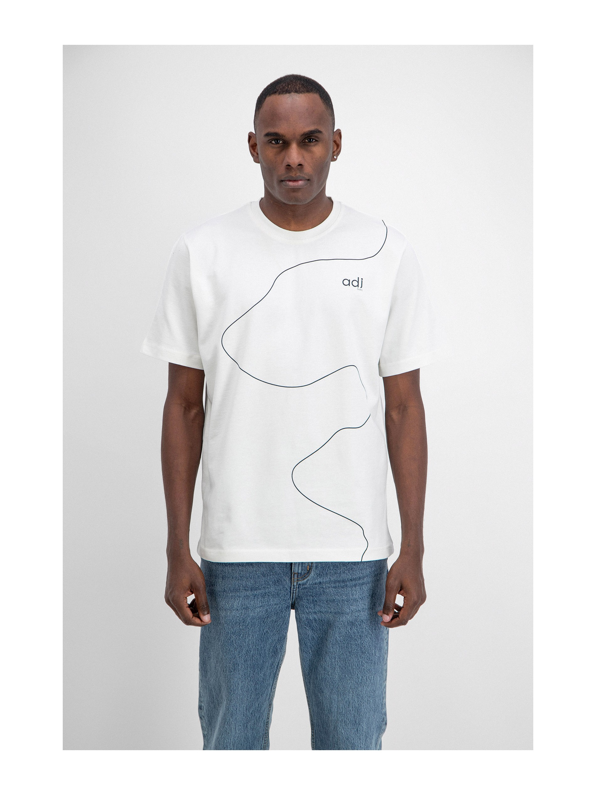 T-shirt ADJ PARIS "MAP'"
