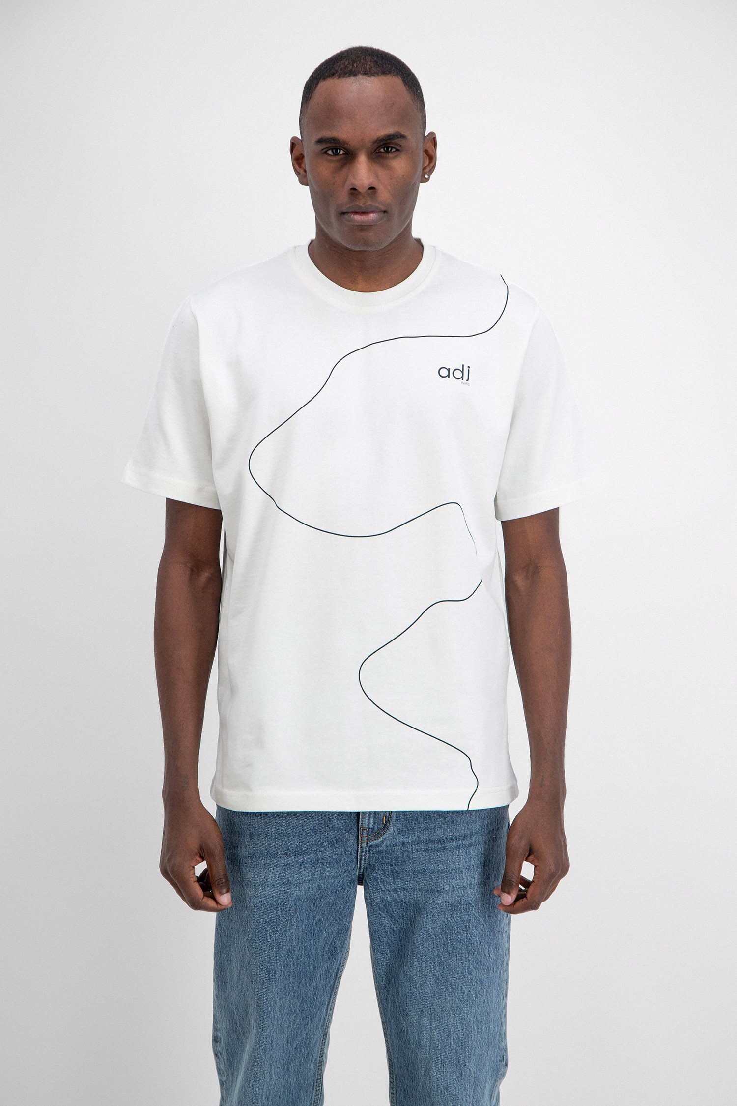T-shirt ADJ PARIS "MAP'"