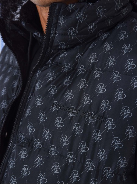 DOUDOUNE SANS MANCHES ALL OVER MONOGRAMME