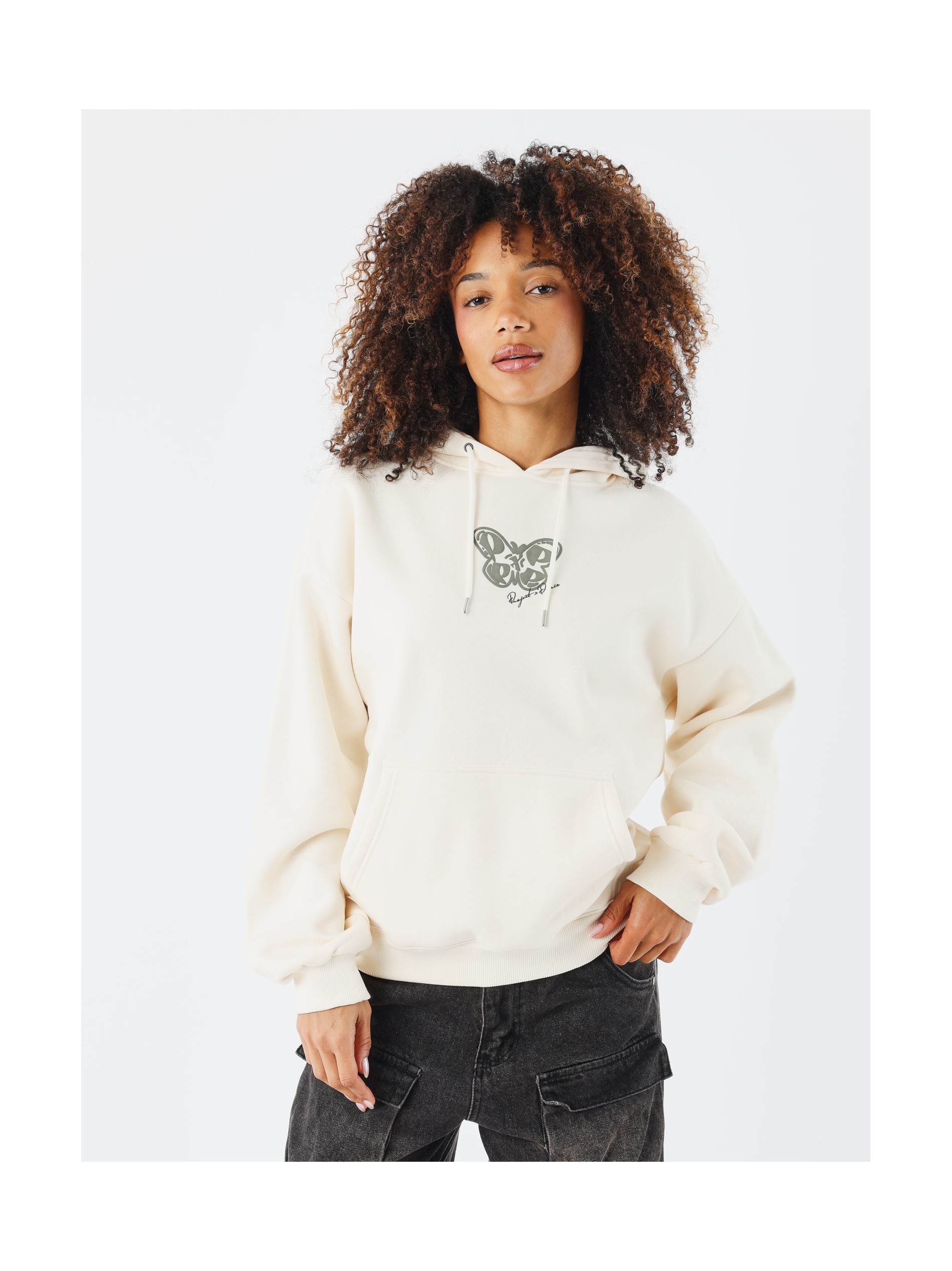 SWEAT À CAPUCHE PAPILLON