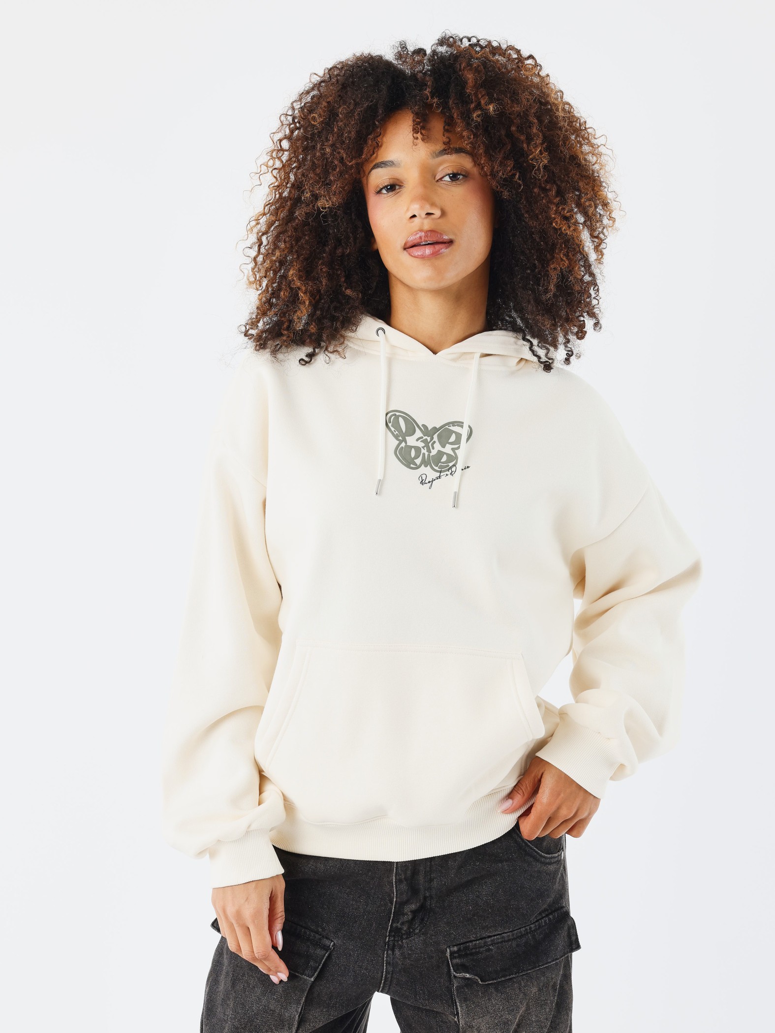 SWEAT À CAPUCHE PAPILLON