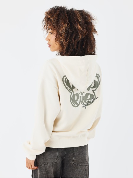 SWEAT À CAPUCHE PAPILLON