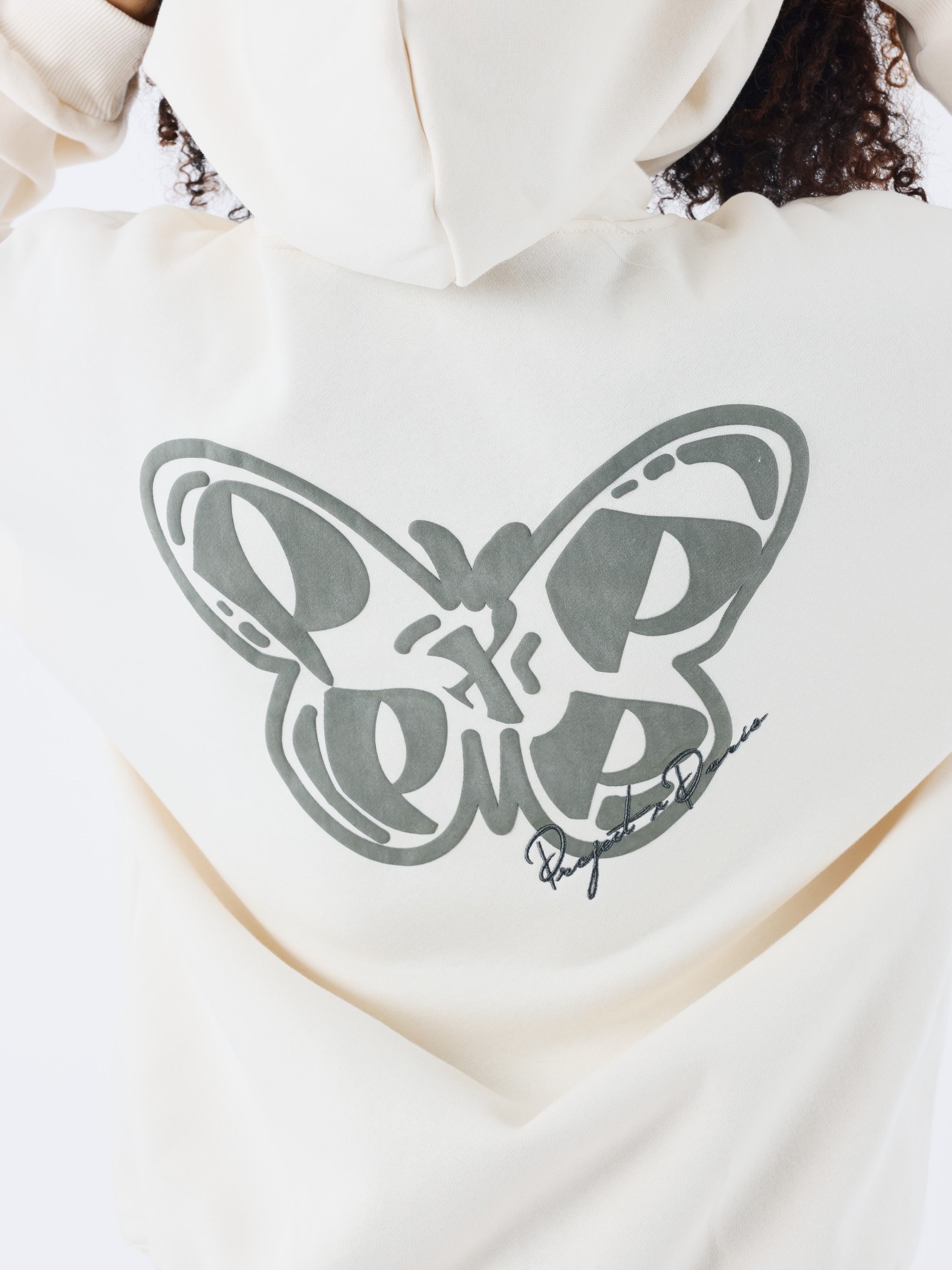 SWEAT À CAPUCHE PAPILLON