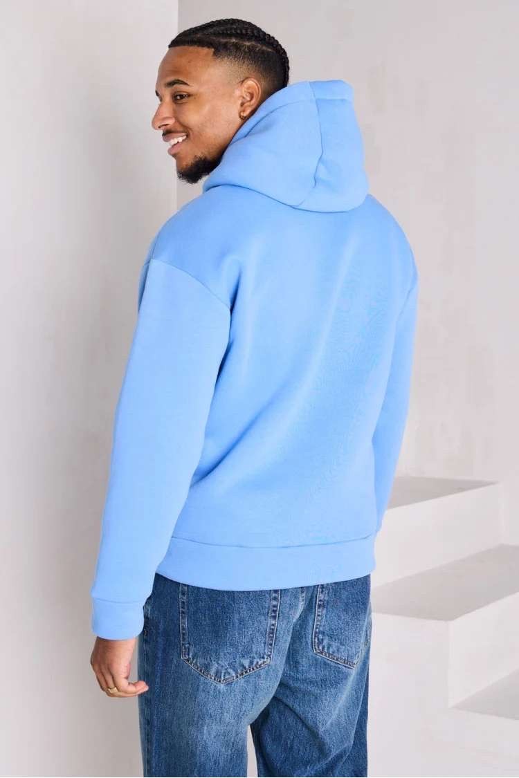 CŒUR CHIC HOODIE BLEU CIEL