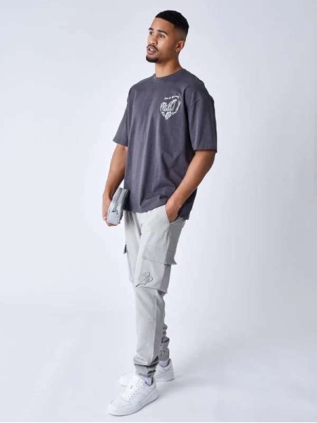 T-SHIRT CŒUR IMPRESSION EN RELIEF