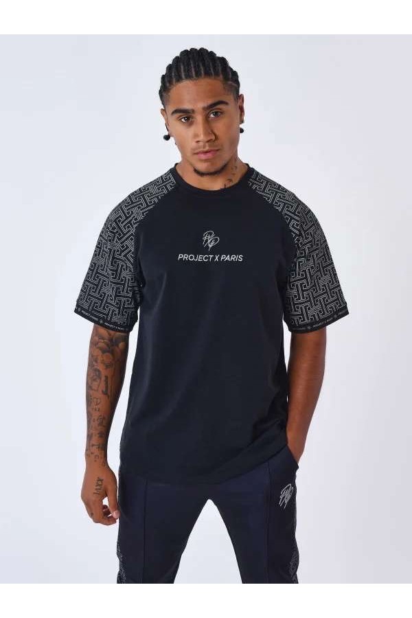 T-SHIRT À MANCHES ALL OVER LABYRINTHE