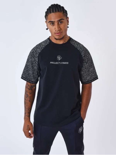 T-SHIRT À MANCHES ALL OVER LABYRINTHE