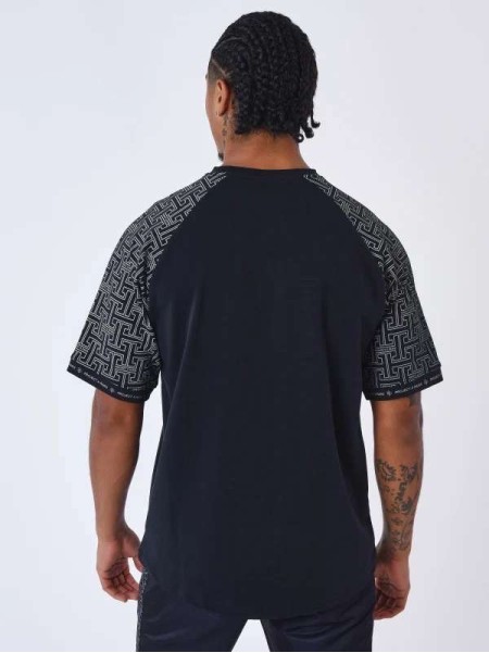 T-SHIRT À MANCHES ALL OVER LABYRINTHE