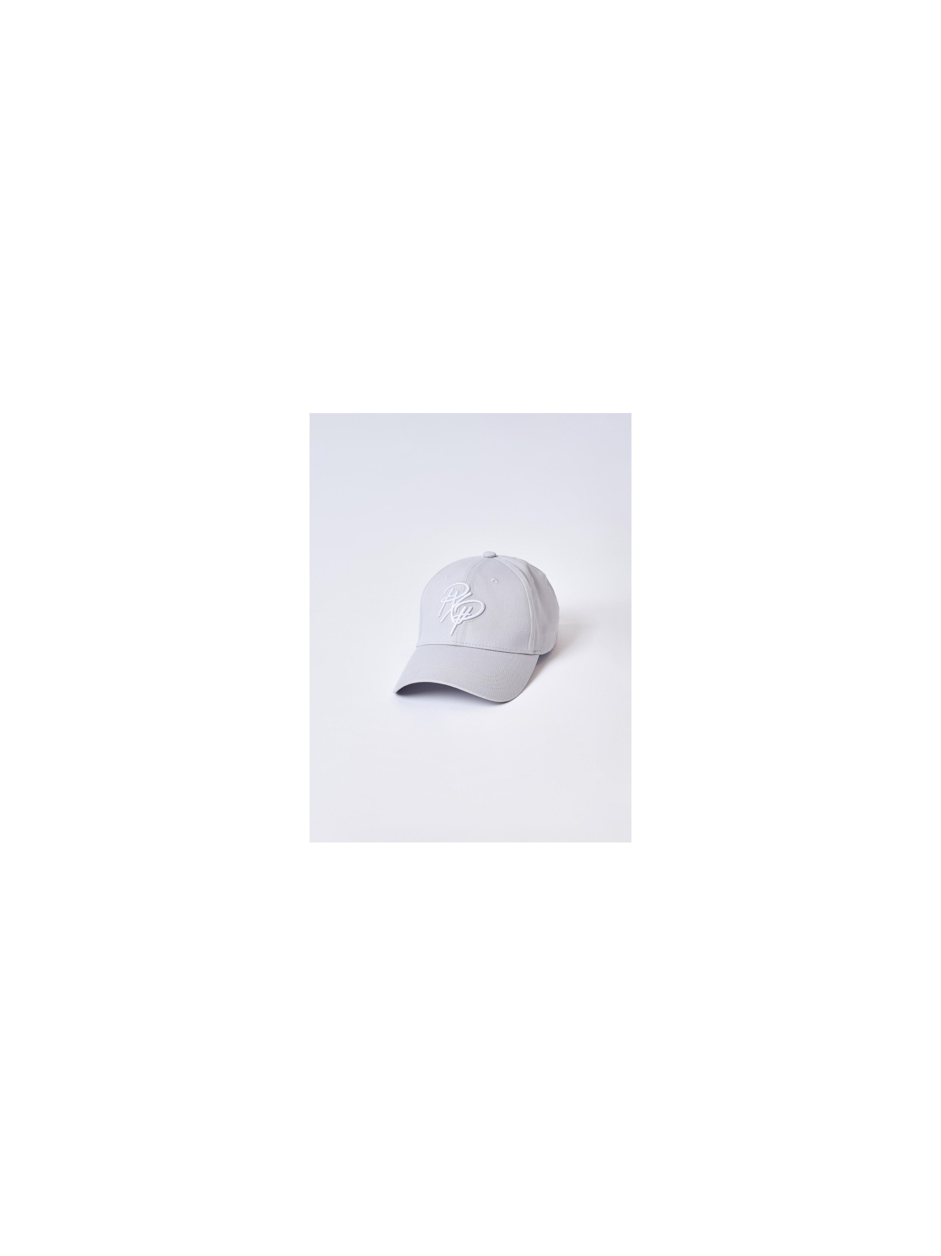 CASQUETTE LOGO BRODÉ GRIS CLAIR
