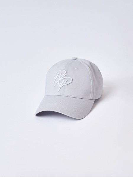 CASQUETTE LOGO BRODÉ GRIS CLAIR