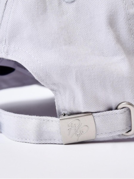 CASQUETTE LOGO BRODÉ GRIS CLAIR