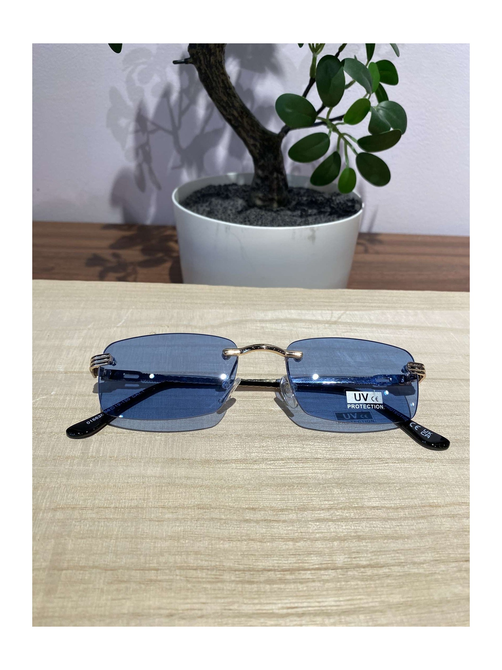 Lunettes bleu