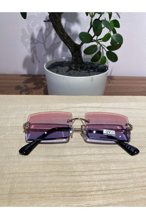 Lunettes Carré, rose ,violet