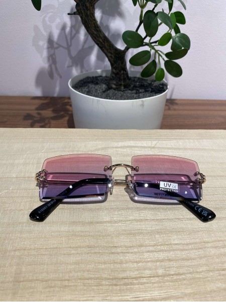 Lunettes Carré, rose ,violet