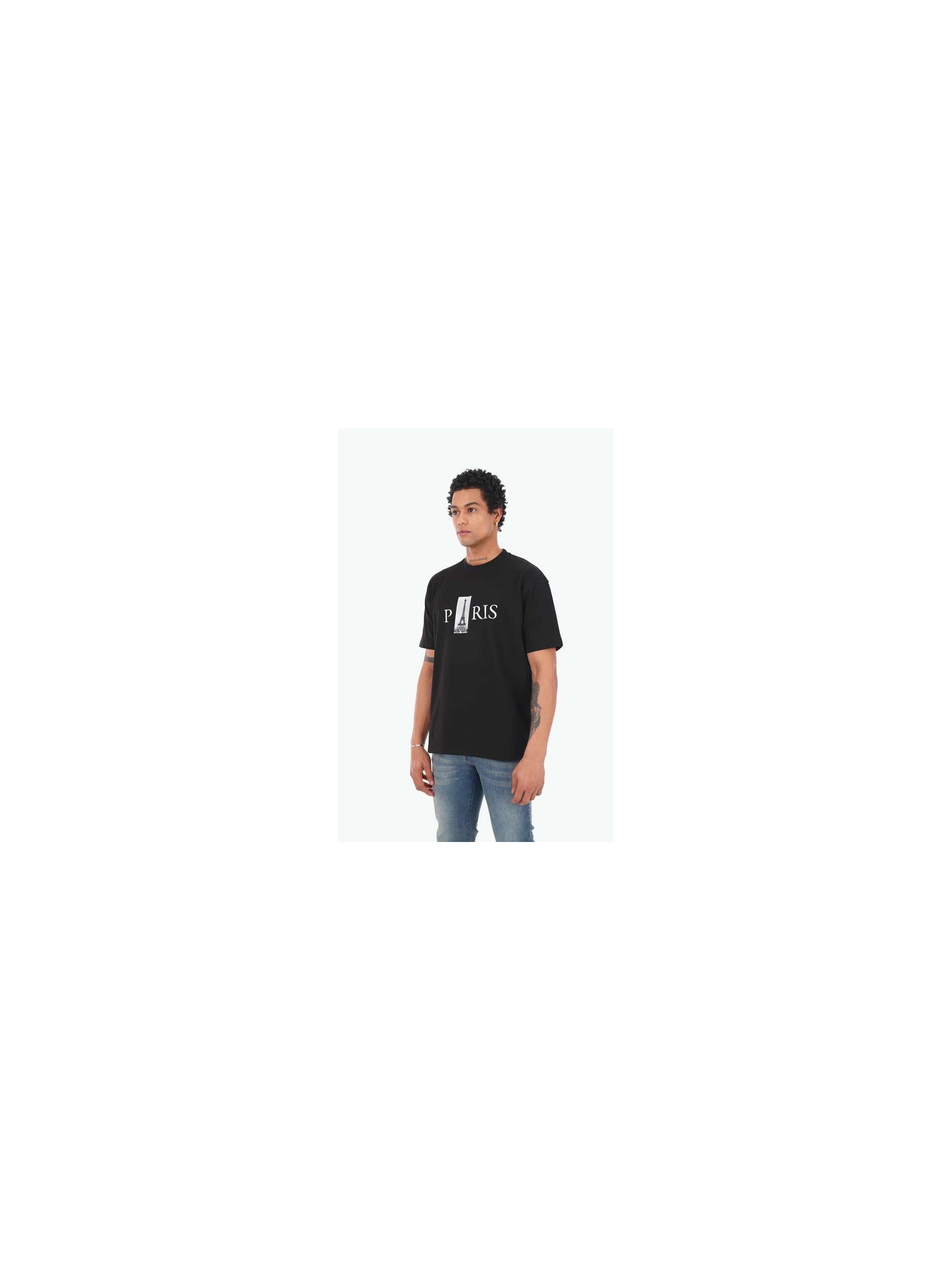 TEE SHIRT LL1086 - BLACK