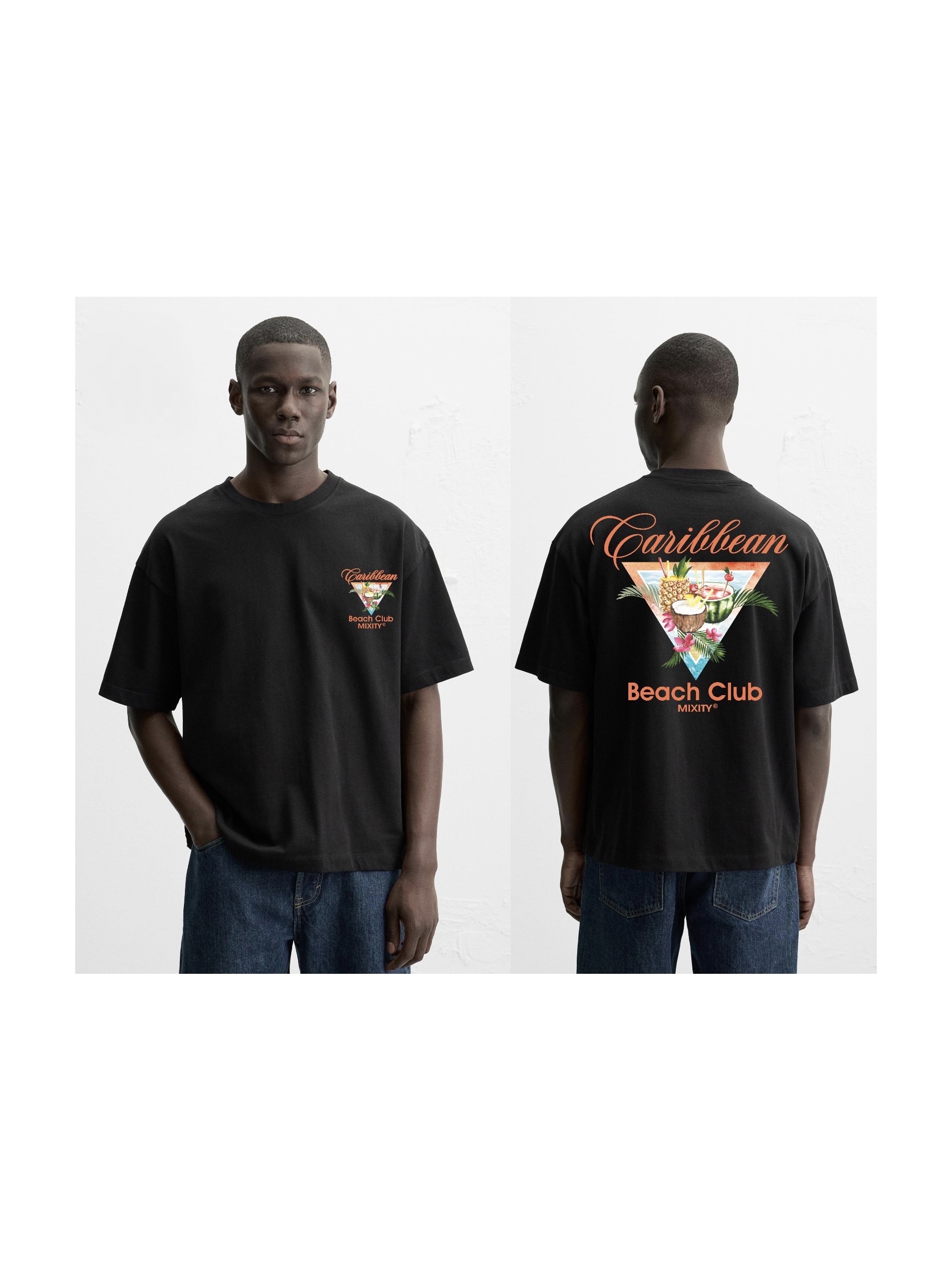 Tee Shirt BEACH CLUB CARAIBEAN