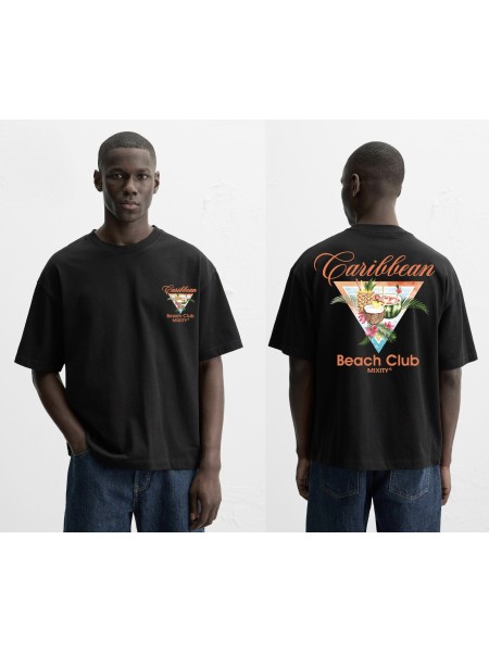 Tee Shirt BEACH CLUB CARAIBEAN