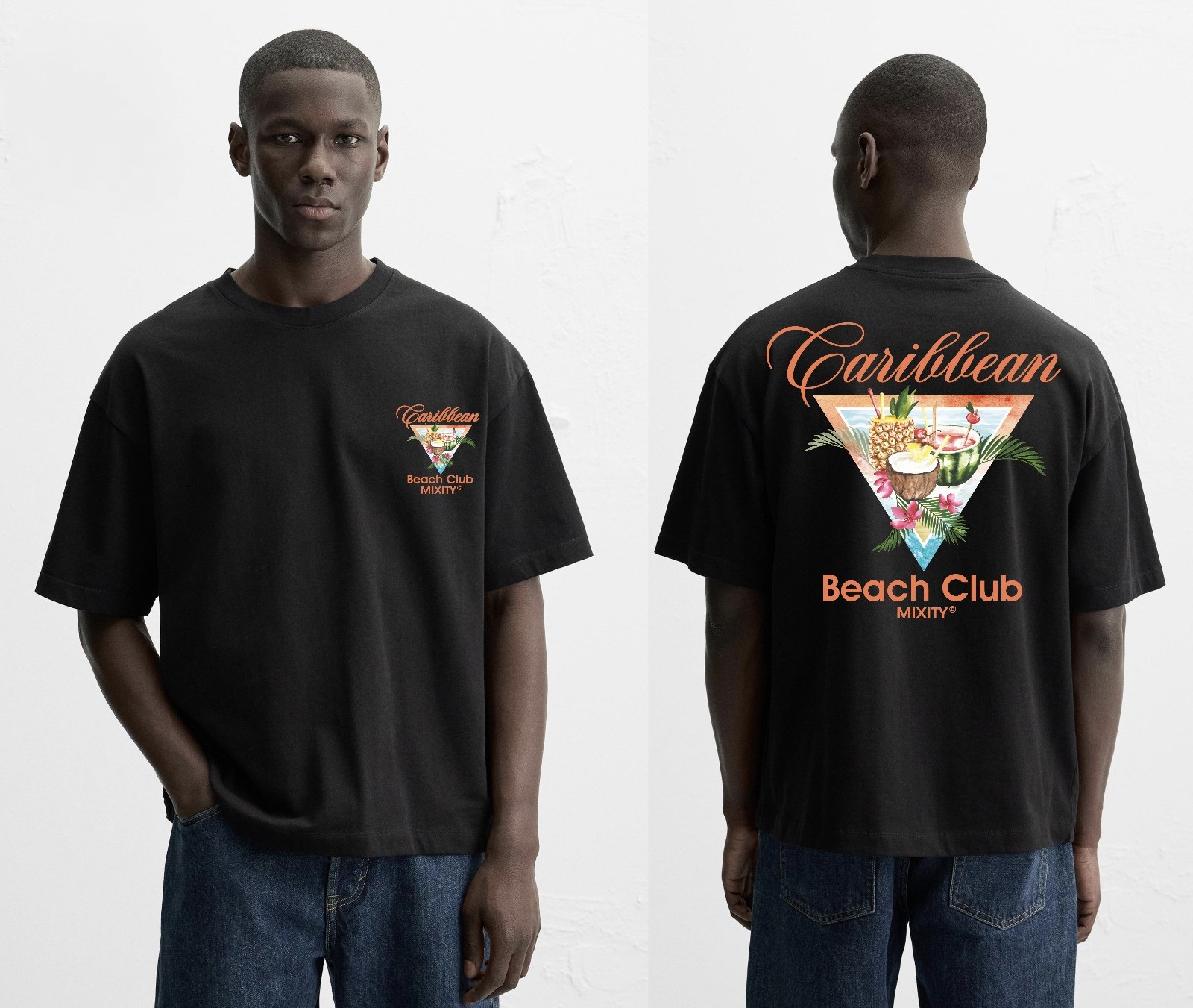 Tee Shirt BEACH CLUB CARAIBEAN