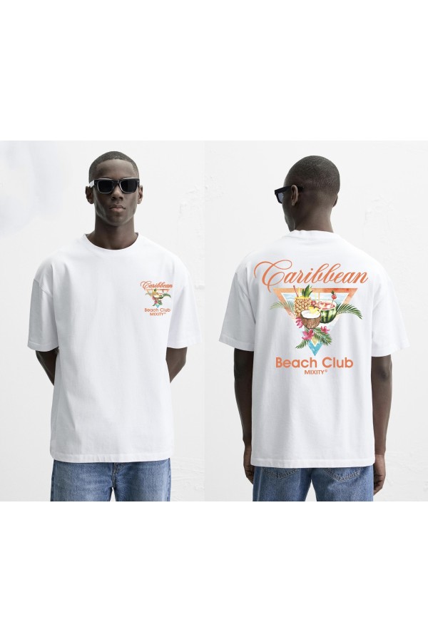 Tee Shirt BEACH CLUB CARAIBEAN