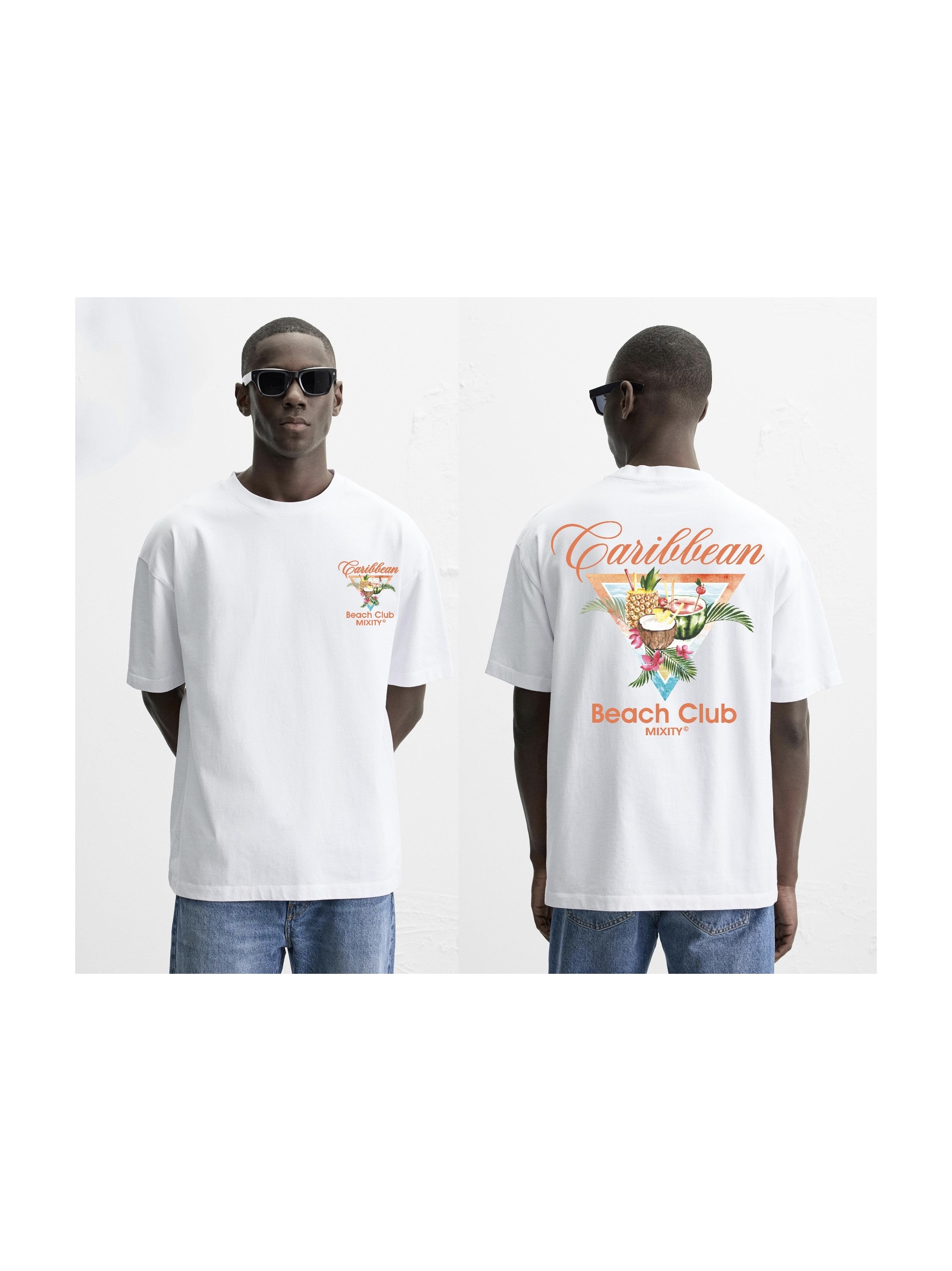 Tee Shirt BEACH CLUB CARAIBEAN