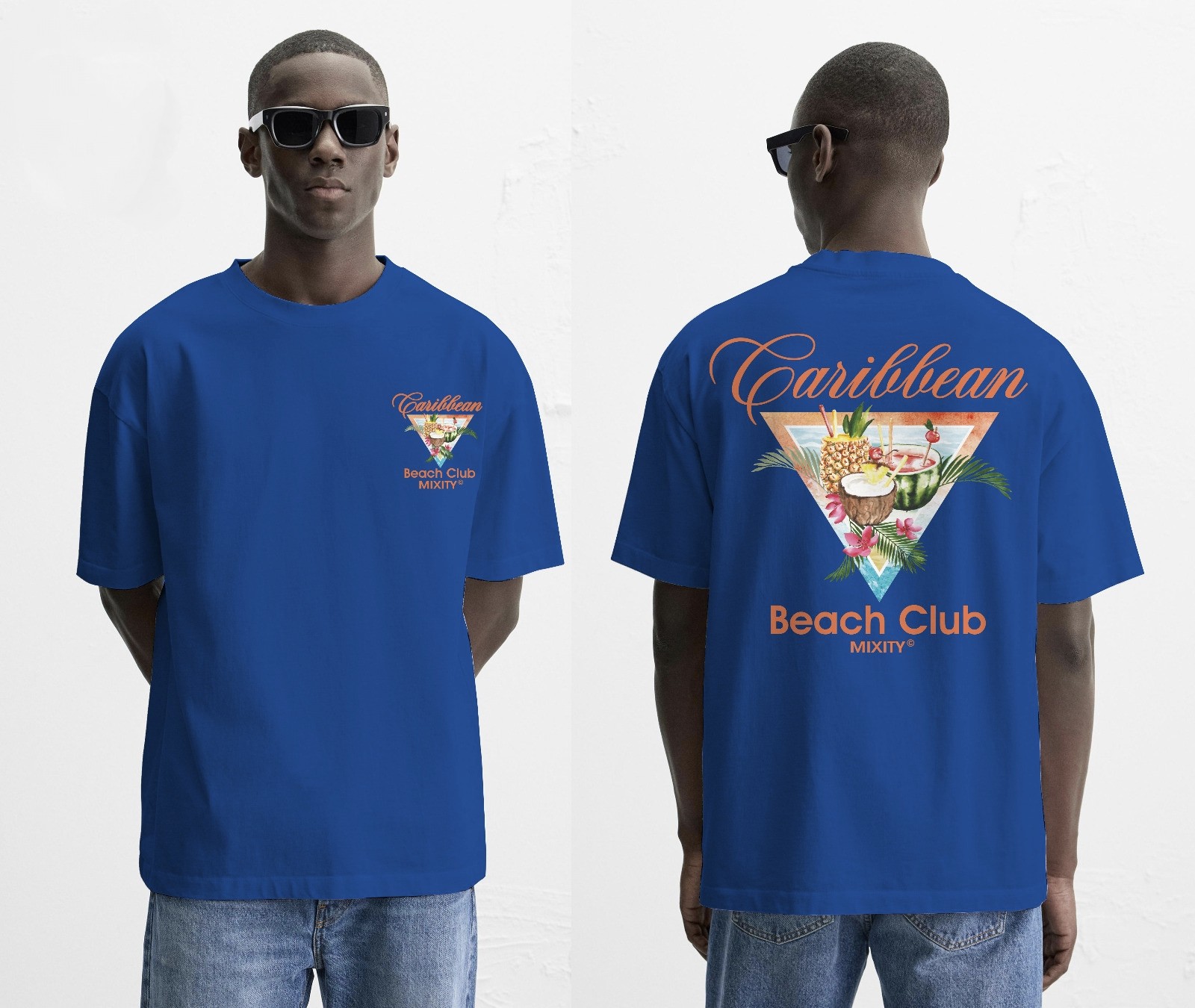 Tee Shirt BEACH CLUB CARAIBEAN
