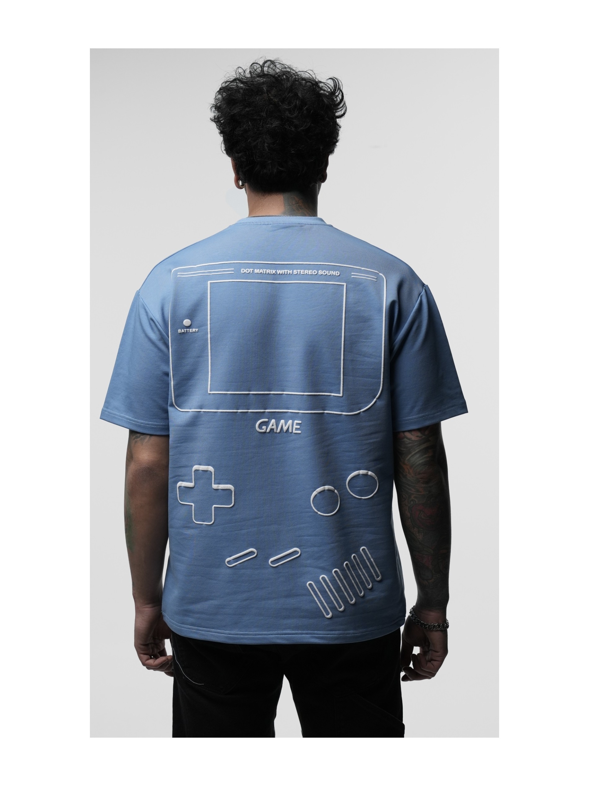 T-SHIRT GAME BOY blue