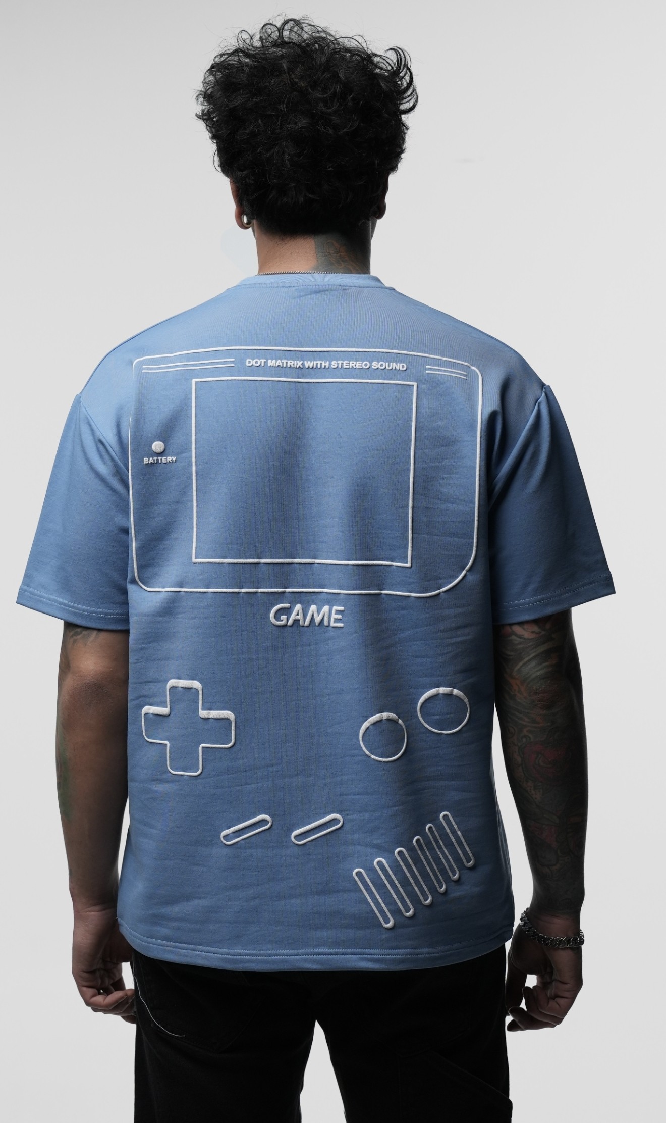 T-SHIRT GAME BOY blue