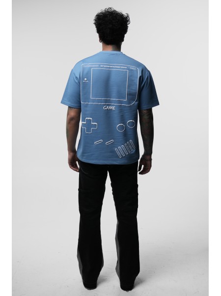 T-SHIRT GAME BOY blue