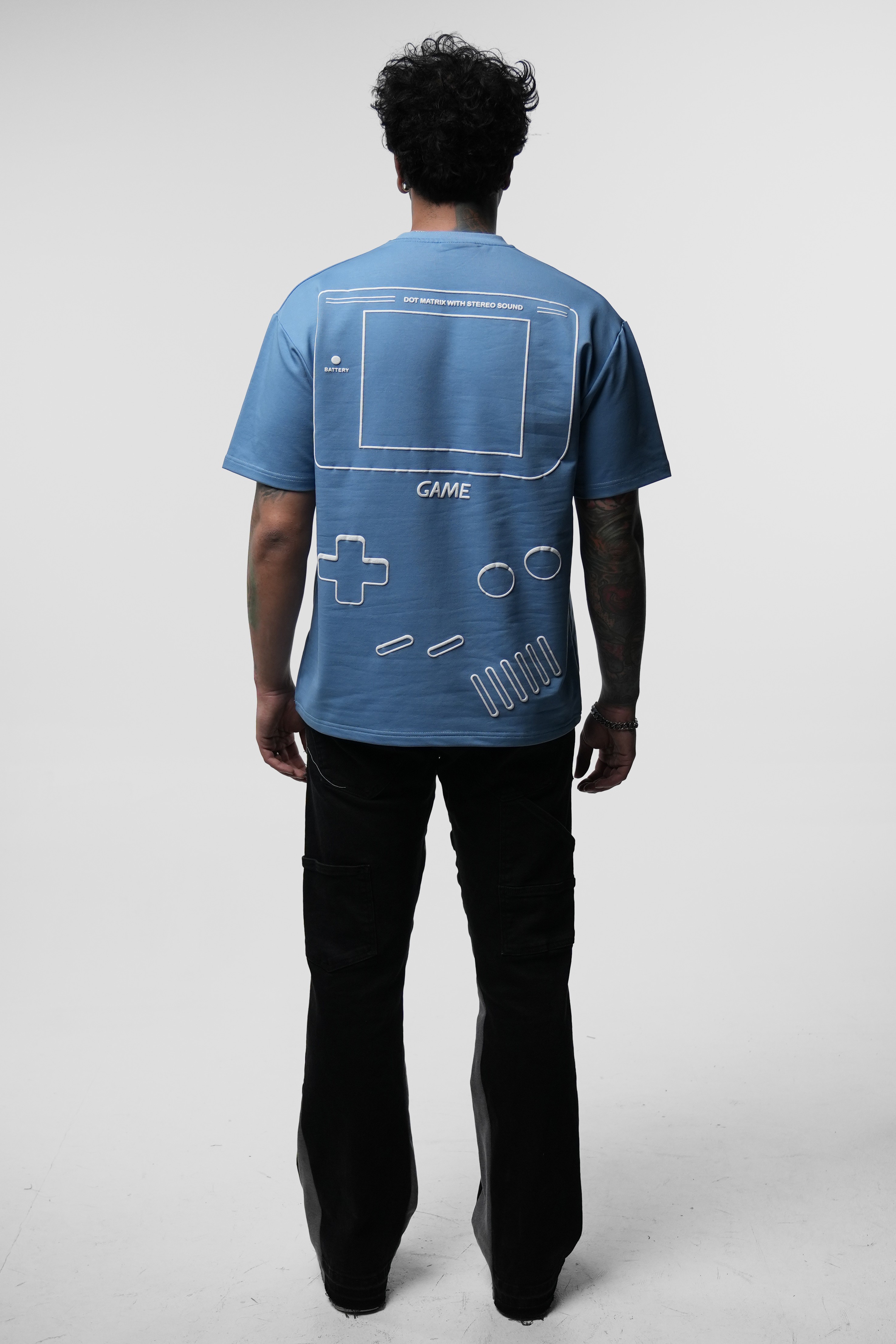 T-SHIRT GAME BOY blue