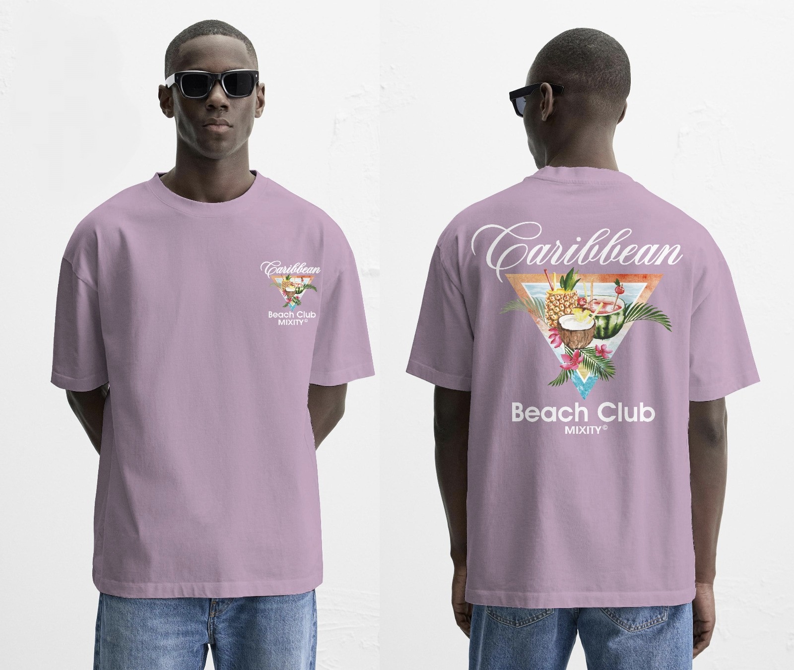 Tee Shirt BEACH CLUB CARAIBEAN