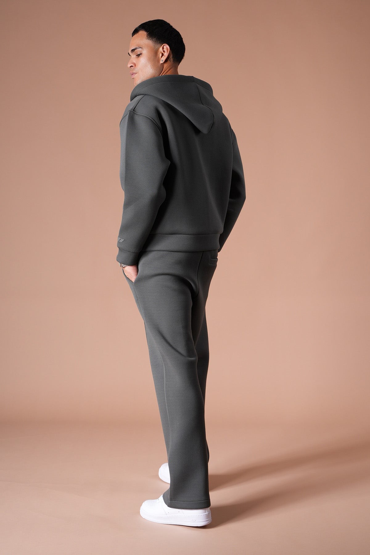 Ensemble IKAO Paris Néoprène Anthracite LP2613 – Survêtement Homme Tendance au Meilleur Prix