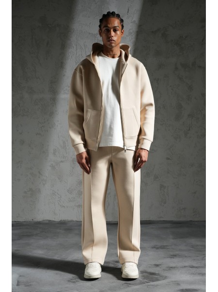 Ensemble IKAO Paris Néoprène Beige LP2613 – Survêtement Homme Confort et Style au Meilleur Prix