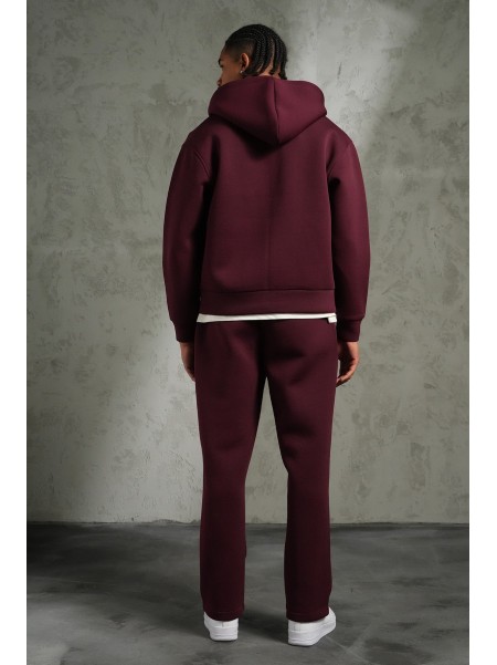 Ensemble IKAO Paris Néoprène Bordeaux LP2613 – Survêtement Homme Tendance au Meilleur Prix