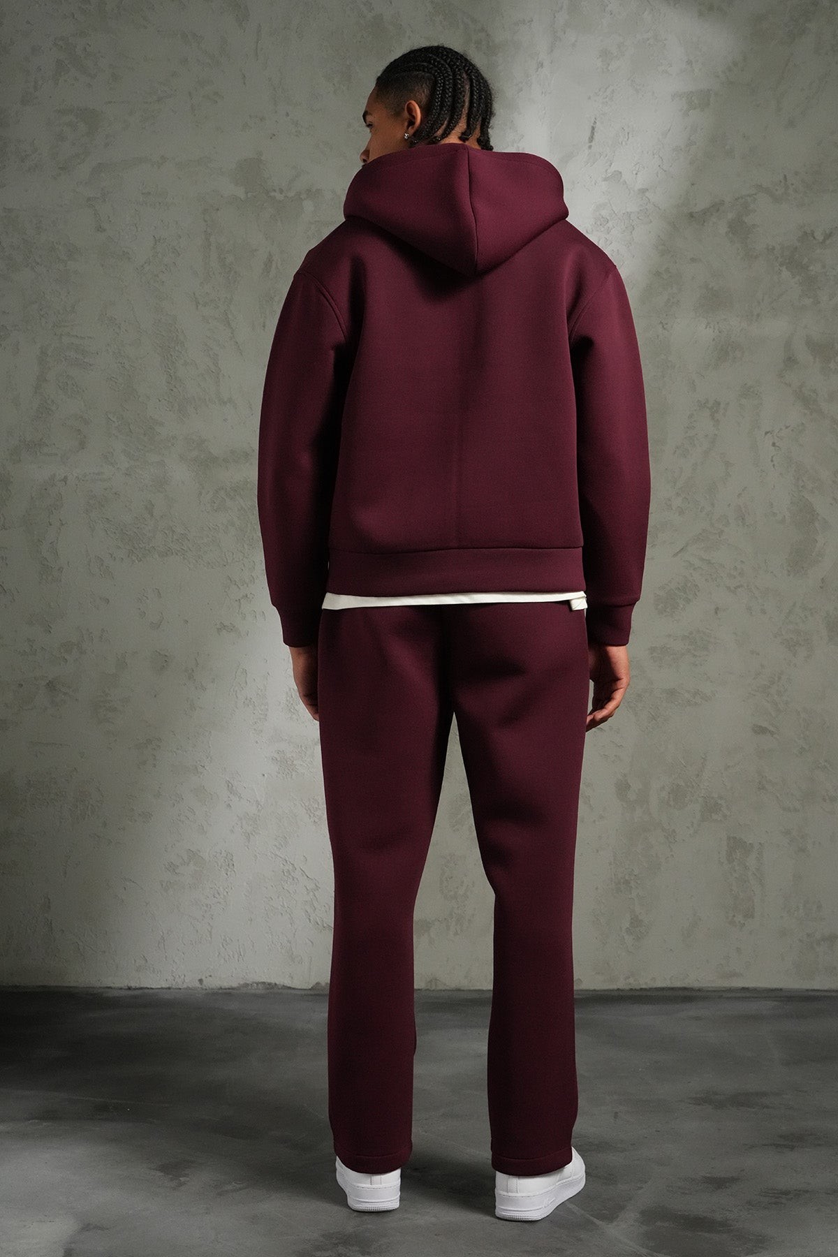 Ensemble IKAO Paris Néoprène Bordeaux LP2613 – Survêtement Homme Tendance au Meilleur Prix