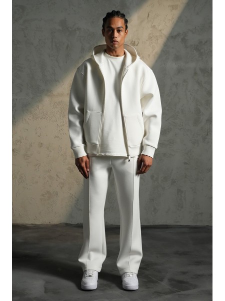 Ensemble IKAO Paris Néoprène Blanc LP2613 – Survêtement Homme Tendance au Meilleur Prix